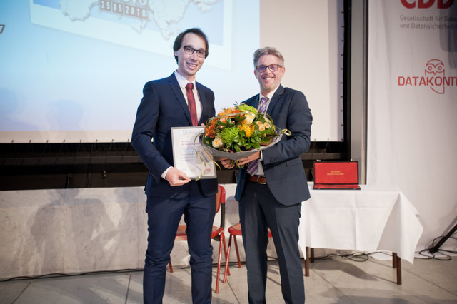 Tobias Jacquemain - Träger des Wissenschaftspreises